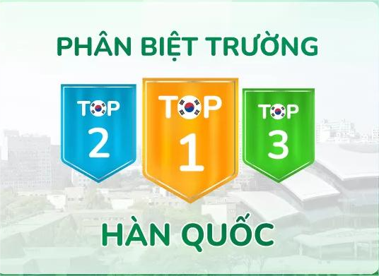 Ph&acirc;n biệt trường top 1, top 2, top 3